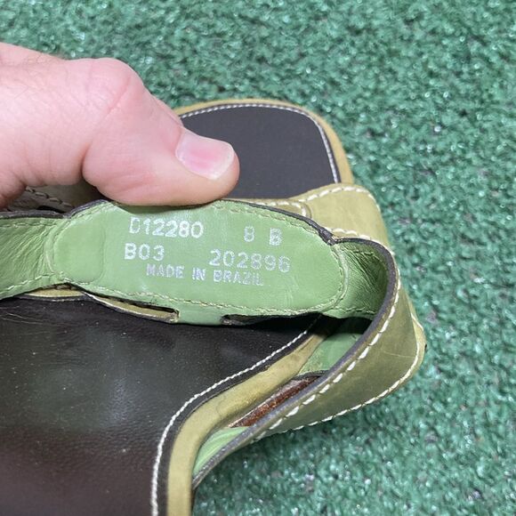 Cole Haan Green Slide Sandals women’s size 8 (OKPM-07-080) - Picture 9 of 9